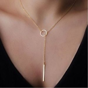 4 for $25 Delicate Circle & Bar Necklace